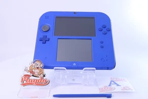 Nintendo 2DS Blue [Rank:A] W/USB Cable - Picture 1 of 14
