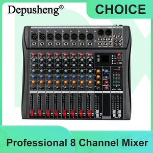 Mixer Audio Scheda Audio Console con Bluetooth USB PC Ingresso Registrazione 48V POTENZA - Foto 1 di 15