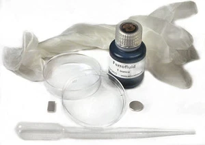 Ferrofluid Kit - Neodymium Magnets - Dish - Dropper - Picture 1 of 1