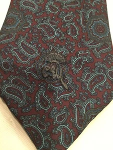COUNTESS MARA For Woolf Brothers Seidenkrawatte mit CM-Logo UEC - Bild 1 von 6