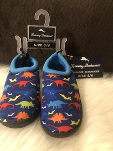 Tommy Bahama Toddler WaterShoes Size 5/6 Dinosaur Theme NWT - Picture 1 of 8