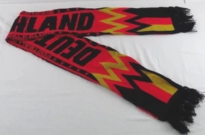 Deutschland Football Is Coming Home Doppelseitiger schwarz/roter GERMANY Fußballschal  - Bild 1 von 4