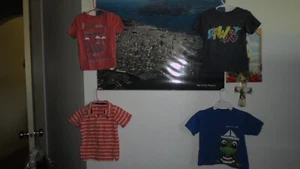 shirts4 different type-size 3T-cotton blend-one child wore-washed only in Dreft - Picture 1 of 6