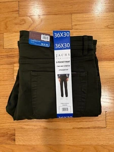 Pantalone chino uomo Jachs verde elasticizzato - taglia 36 x 30 NUOVISSIMO con etichette - Foto 1 di 8