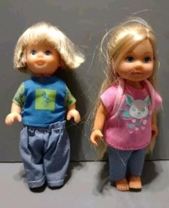 Two Small Simba Dolls Boy And Girl - Picture 1 of 5