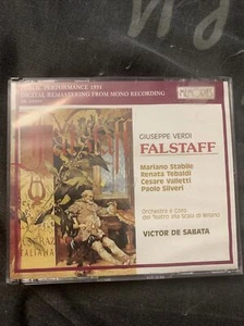 VERDI "FALSTAFF" - Mariano Stabile, Victor de Sabata - Memories 2 CDs (b64/4) - Picture 1 of 2