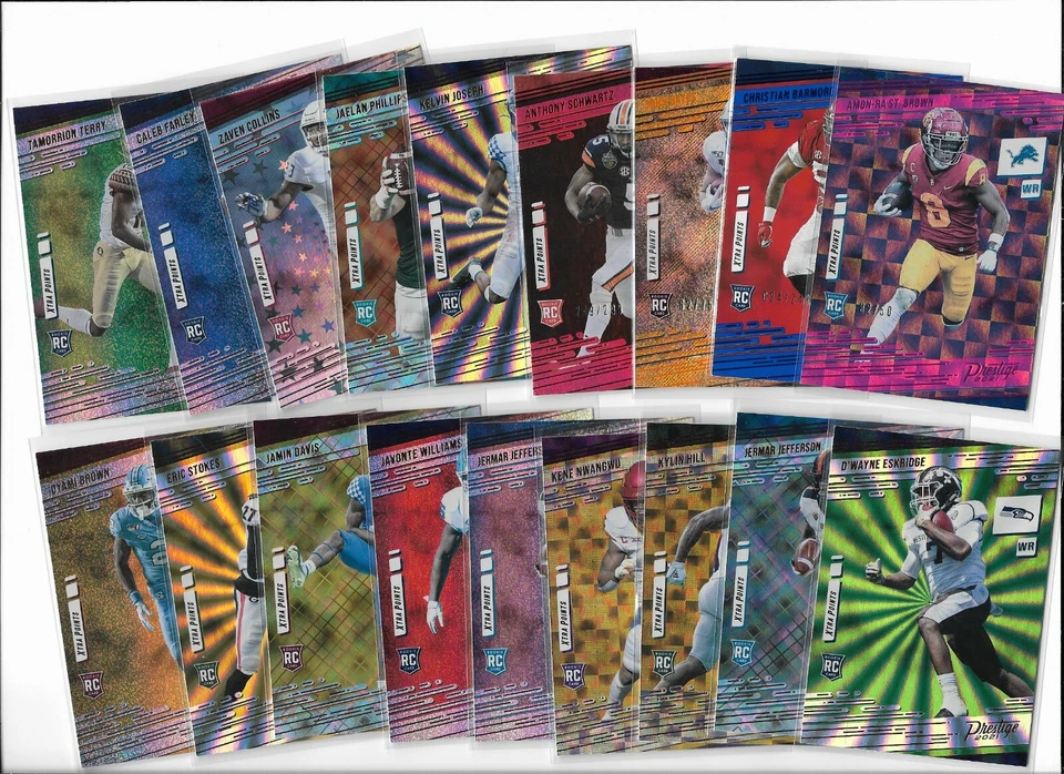 2021 Prestige Football  Rookie  Xtra Points  Complete Your Set   Free Shipping - Image 1 of 1