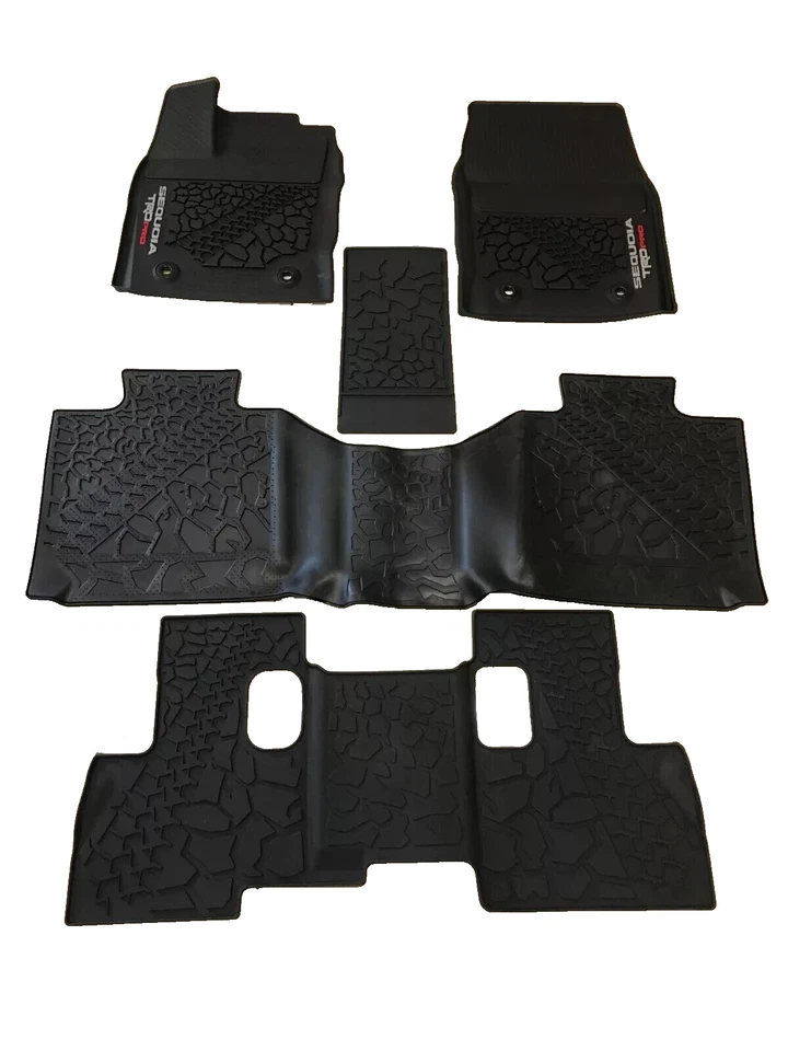 2023-2024 SEQUOIA TRD PRO ALFOMBRILLAS PARA TODO CLIMA OEM PT908-0C233-20 Foto 1 de 1