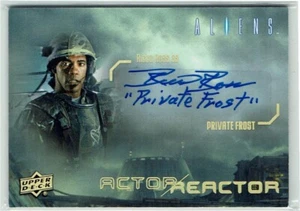 Aliens Movie 2018 Auto Autograph AR-PR Ricco Ross as Private Frost INSCRIPTION - Picture 1 of 1