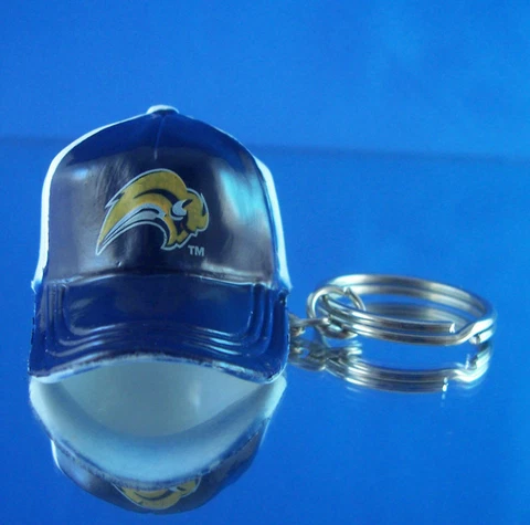 BUFFALO SABRES HOCKEY MINI TEAM CAP HAT KEYCHAIN 2" LONG NHL LICENSED Cover