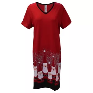 McCC Sportswear Needy Me Sleepwear Women's V-Neck Sleep Shirt Nightgown - Picture 1 of 26