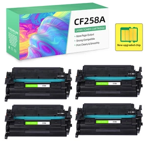 4 Stück 58A CF258A Tonerkartusche mit Chip kompatibel für HP Laser Jet Pro M404n - Bild 1 von 10