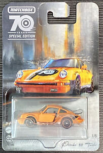 Matchbox 70 years special edition #1/5 1980 Porsche 911 Turbo Falken moving 1:64