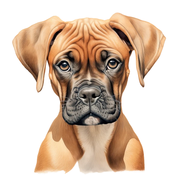 Camisetas absorbentes de calidad de raza boxer/camiseta de raza de perro Foto 1 de 1