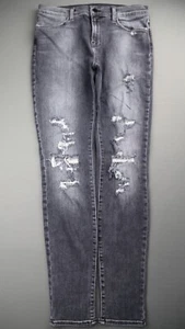 Pantalones de mezclilla para mujer marca J súper ajustados Nemesis desgastados elásticos talla 30 (Msr 30x29) - Imagen 1 de 7