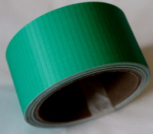 Ripstop Spinnaker Sail Repair Nylon Tape Roll in Green- 2 in by 25 ft - Bild 1 von 2