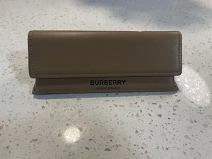 Burberry Camel Brown Soft Leather Eyeglass/Sunglass Magnetic Close Case - Picture 1 of 3