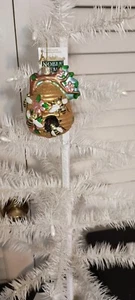 EDLE EDLE EDLE EDLE EDLE EDLE - VON KURT ADLER 3,5" H - BEHIVE GLAS ORNAMENT - 2020 - NEU IN BOX. - Bild 1 von 5