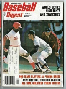 1977 revista Baseball Digest Ken Griffey Cincinnati Reds Yankees de Nueva York BUENA - Imagen 1 de 1