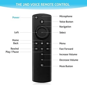 New Remote Control L5B83H For Amazon 2nd 3rd Gen Fire TV Stick 4K W Alexa Voice - Picture 1 of 4