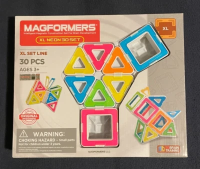 Magformers 30-piece XL Neon 30 Set - NIB - Image 1 of 4