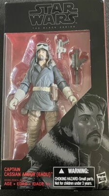 Nueva figura de 6 pulgadas de Star Wars 23 Capitán Cassian Andor Eadu Rogue One serie negra Foto 1 de 4