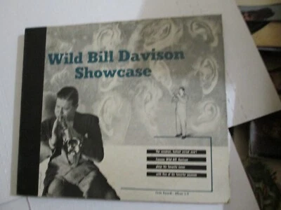 WILD BILL DAVISON–SHOWCASE CIRCLE RECORDS 3 10” DISC 78 RPM ALBUM SET NEAR MINT - Image 1 of 4