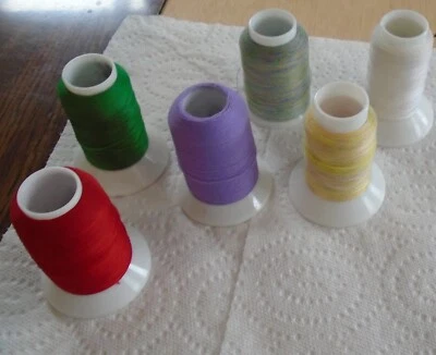 Woolly Nylon Serger Thread STRETCHY 100% Nylon 1000M, some used Choose 2 Colors - Image 1 of 2