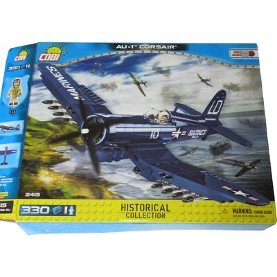 COBI Historical Collection AU-1 Corsair 330 Pcs Building Set # 2415 OPENED BOX - Image 1 of 4