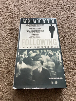 Following VHS 2001 Christpher Nolan - Image 1 of 4
