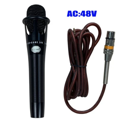 Cardioid Microphone Elecrect Condense Complete Mic For Recording Live Sing Song - Image 1 of 4