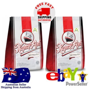 2x Kapal Api Kopi Bubuk 100% Premium Grounc Coffee Powder 380g Halal Beverages - Picture 1 of 2