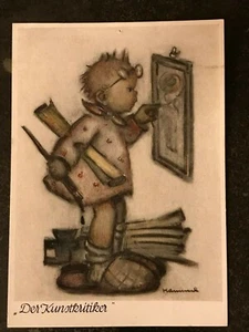 B. Hummel Vtg UNUSED Collectors Postcard - Verlag Josef Muller- The Art Critics - Picture 1 of 4