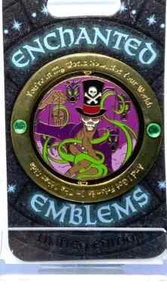 Disney Enchanted Emblems Pin Dr Facilier Princess And The Frog Spinner LE 3000 - Picture 1 of 2