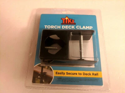 TIKI Brand Universal Deck Clamp Torch Mounting Bracket Accessory Black NEW - Image 1 of 4