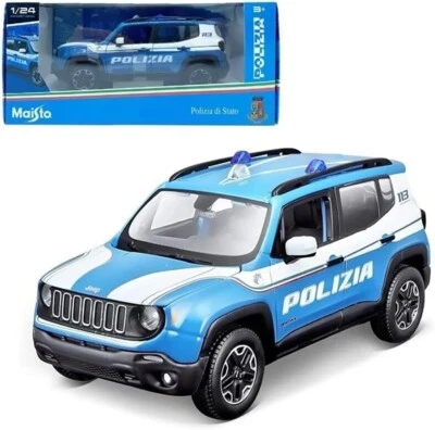 Jeep Renegade Polizia Police Maisto 1:24 Nuovo 1/24 - Immagine 1 di 4
