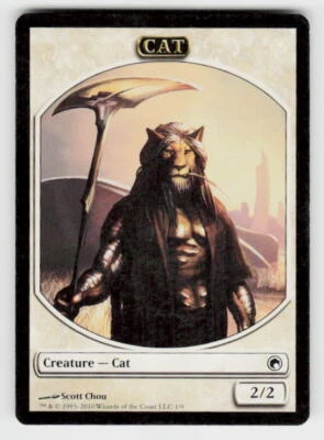 Scars of Mirrodin #1 Cat Token - Image 1 of 2