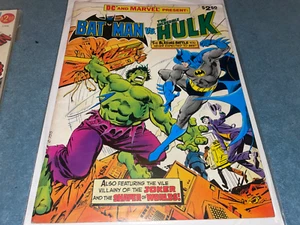 Dc Comics & Marvel 1981 Batman vs The Incredible Hulk Treasury Sized - Picture 1 of 9