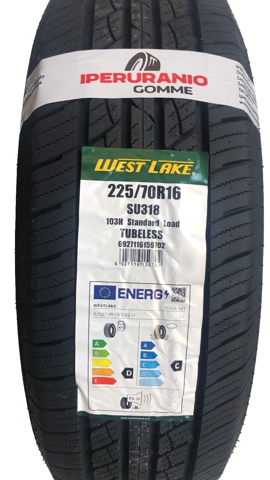 Pneumatici Nuovi 225/70R16 103 H Westlake 4 STAGIONI M+S 2257016 ALL SEASON SUV  - Immagine 1 di 4