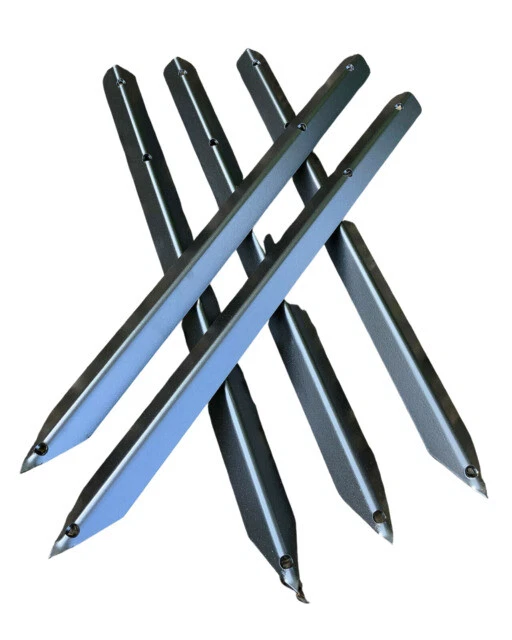 Railway Sleeper Straight Edge Metal Border Roll Pin