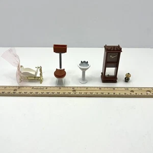 Vintage Mixed Lot 1980s Doll House Furniture Including Mattel Die Cast - Picture 1 of 12