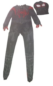 Into the Spider Verse Miles Morales Spiderman Jumpsuit KIDS COSTUME Cosplay SALE - Picture 1 of 4