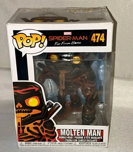 Funko Pop Spider Man Far From Home Molten Man 474 - NEU IN BOX - Bild 1 von 6