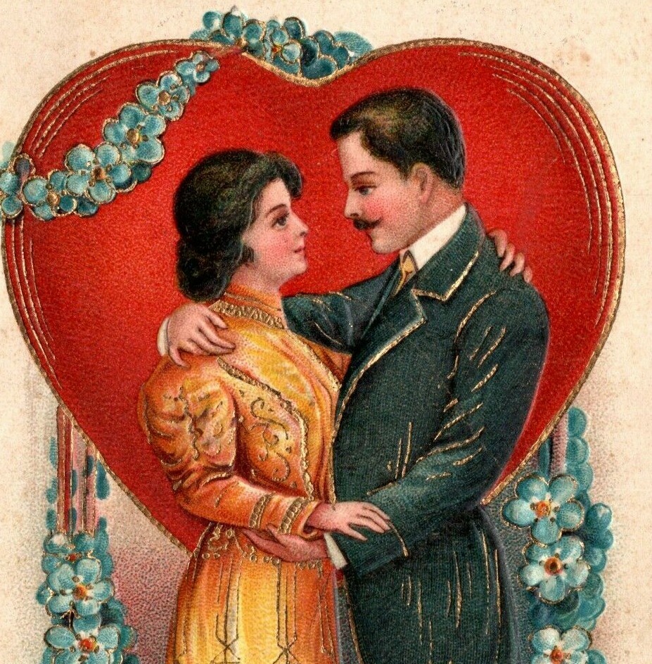 UNUSED Valentine Vintage Postcard pic