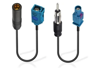 Fakra Z Male-Female DIN Plug Vehicle Antenna Adapter Cable - Universal  - Picture 1 of 8