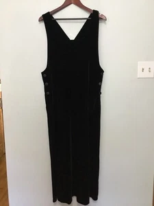 Maxi Vestido Jersey Terciopelo Jacqueline Ferrar Años 90 De Colección Cabaña Abuela Y2K 14 - Imagen 1 de 6