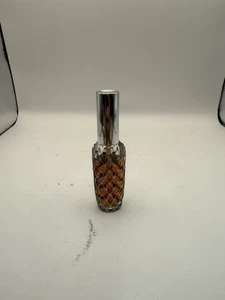 VINTAGE 1980's ESTEE LAUDER PRIVATE COLLECTION GLASS PERFUME  w/ MESH CASE Rare - Picture 1 of 2
