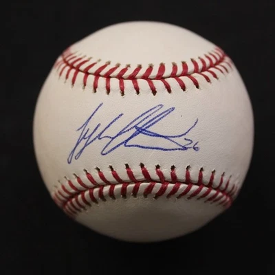 TYLER AUSTIN FIRMADO OFICIAL MLB BÉISBOL AUTÓGRAFO SWEETSPOT Foto 1 de 2