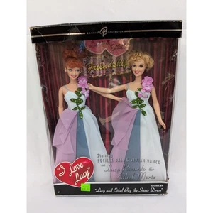 Muñecas Barbie I Love Lucy Episodio 69 Lucy y Ethel Compra el mismo vestido en caja - Imagen 1 de 8