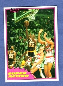 1982 TOPPS BASKETBALL #109 MAGIC JOHNSON NUOVO CON SCATOLA/COME NUOVO BELLEZZA!!! - Foto 1 di 2
